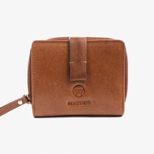 BILLETERA MONEDER COLOR CUERO 10*9 CM MATTIES