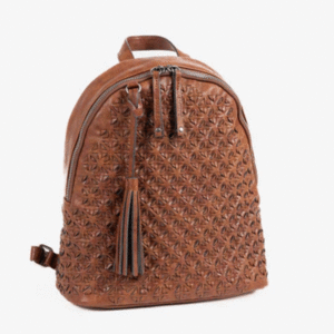 MOCHILA CUERO TRENZADO POLIPIEL 30*25*12 MATTIES