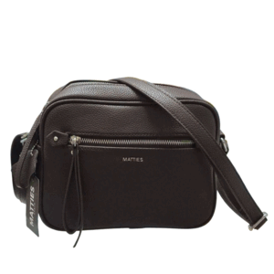 BOLSO EBONY COLOR MARRON CHOCOLATE 24 X 19 CM POLIPIEL