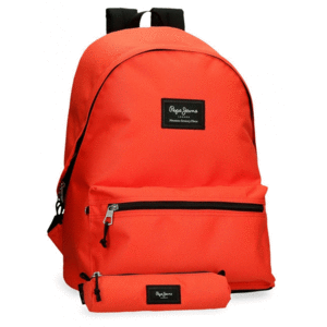 MOCHILA ESCOLAR  44 CM PEPE JEANS + PORTATODO GRATIS