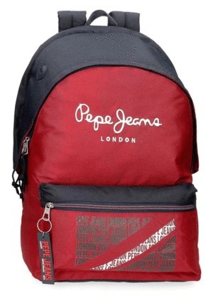 MOCHILA ADAPTABLE PORTAORDENADOR PEPE JEANS 44CM 2 CREMALLERAS