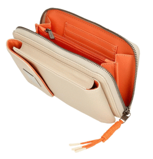 BANDOLERA PORTAMOVIL Y TARJETAS PEPE JEANS BEA BEIGE 20*10 CM.