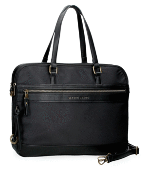 PORTAORDENADOR PEPE JEANS ADAPTABLE BANDOLERA NEGRO