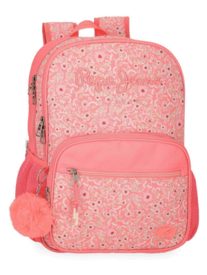 MOCHILA ESCOLAR PEPE JEANS ADAPTABLE 44C TRES CREMALLERAS
