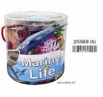 SET ANIMALES MARINOS 34 PIEZAS EDAD: + DE 3 AÑOS