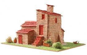 MAQUETA CONSTRUCCIÓN CASA TÍPICA PIRINEOS EDAD: + DE 3 AÑOS