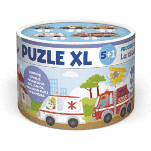PUZZLE 40 PIEZAS PROGRESIVO CIRCULAR LA CIUDAD EAD: 2-5 AÑOS 