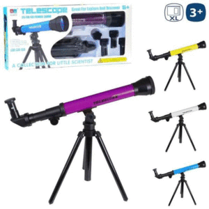 TELESCOPIO CON 3 LENTES Y TRIPODE
