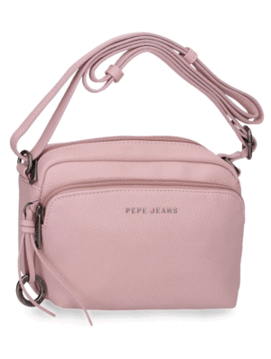 BOLSO BANDOLERA ROSA CLARO PEPE JEANS 22 X 15 CM