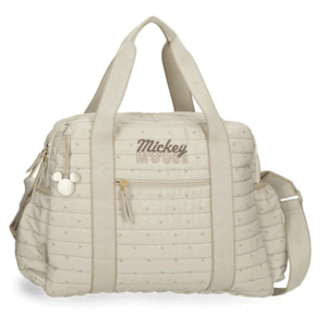 BOLSA DE VIAJE BEIG 41 CM MICKEY DISNEY ENSO