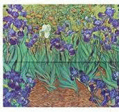 CARPETA DOCUMENTOS 33*25 CM. LIRIOS DE VAN GOGH