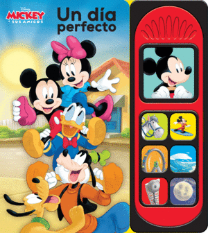 UN DIA PERFECTO CON MICKEY Y SUS AMIGOS. 7 BOTONES
