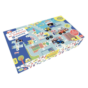 PUZZLE CIRCUITO DE COCHES. AUZOU