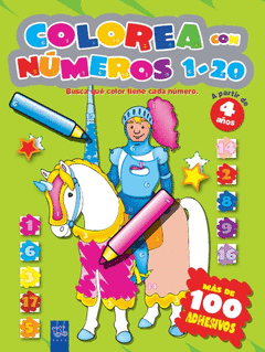 COLOREA CON NÚMEROS 1-10 AMRLL
