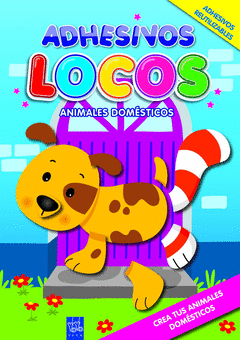 ADHESIVOS LOCOS. ANIMALES DOMESTICOS