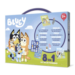 MALETIN KIT DE ACTIVIDADES 8 EN 1 BLUEY