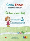 CONO-FONOS 3 SE LEER Y ESCRIBIR CUADERNO 3