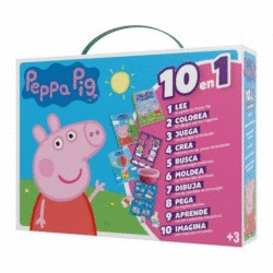 MALETIN 10 EN 1 PEPA PIG EDAD: + DE 3 AÑOS