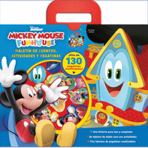 MICKEY MOUSE FUNHOUSE. MALETÍN DE CUENTOS, ACTIVIDADES Y PEGATINA