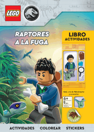 RAPTORES A LA FUGA. KENJI, CRÍA DE VELOCIRRAPTOR Y ACCESORIOS