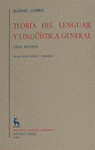 TEORIA LENGUAJE Y LINGUISTICA GENERAL