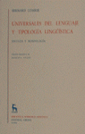 UNIVERSALES DEL LENGUAJE Y TIPOLOGIA