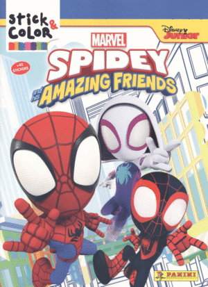 SPIDERMAN AND FRIENDS STICK & COLOR