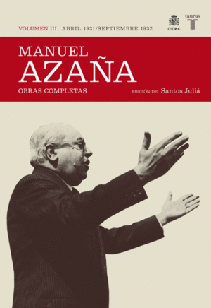 OBRAS COMPLETAS MANUEL AZAÑA VOL III