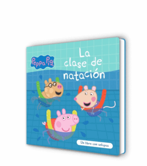 PEPPA PIG. LIBRO DE CARTON CON SOLAPAS - LA CLASE DE NATACION
