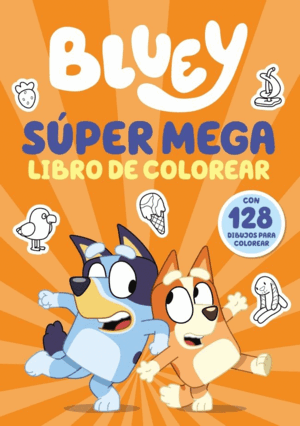 BLUEY ACTIVIDADES SUPER MEGA LIBRO DE COLOREAR