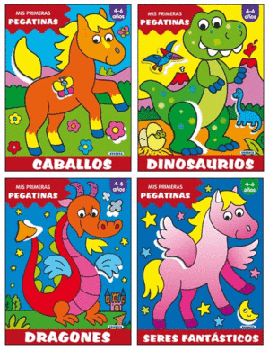 MIS PRIMERAS PEGATINAS (4 TÍTULOS)