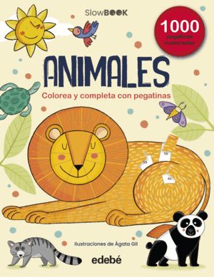 ANIMALES (1000 PEGATINAS NUMERADAS) - SLOWBOOK