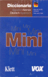 DICCIONARIO MINI ALEMAN VOX