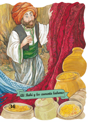 ALÍ BABÁ Y LOS 40 LADRONES TROQUELADOS CLÁSICOS