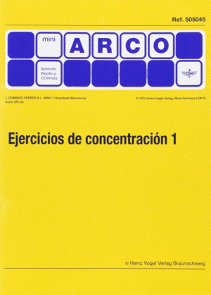 EJERCICIOS DE CONCENTRACIÓN 1
