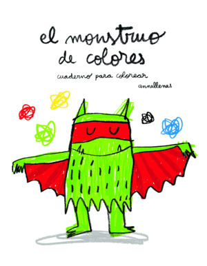 MONSTRUO DE COLORES CUADERNO COLOREAR