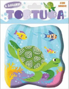 TORTUGA CON SONIDO LIBRO BAÑO