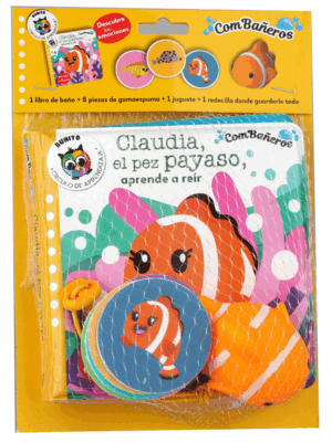 CLAUDIA, EL PEZ PAYASO, APRENDE A REIR