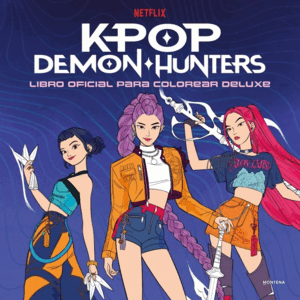 KPOP DEMON HUNTERS: LIBRO OFICIAL PARA COLOREAR DELUXE