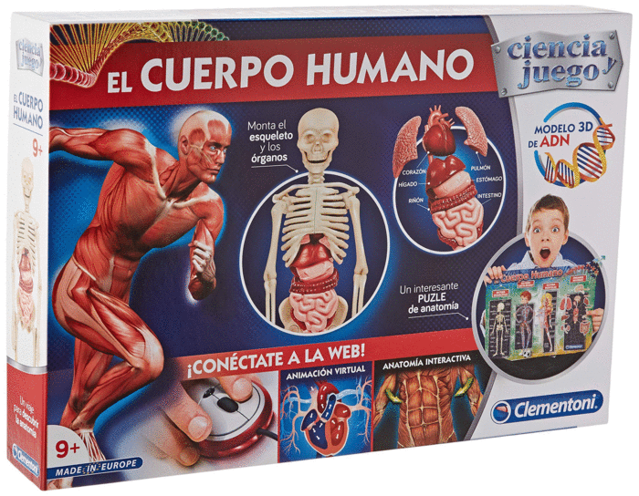 Juego Infantil Laboratorio de Anatomía Ciencia y Juego de Clementoni:  Explora el Cuerpo Humano 