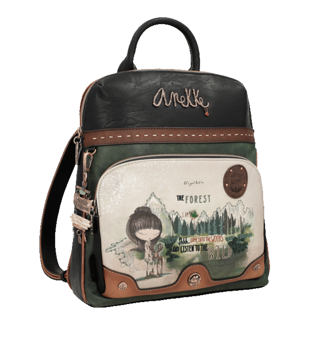 BOLSO MOCHILA ANEKKE COLECCI N CANADA SINT TICO 35 27 CM Bolsos