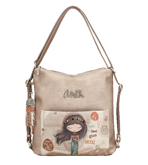 BOLSO MOCHILA ANEKKE SINTÉTICO KENYA. Bolsos anekke. Librería Selecta