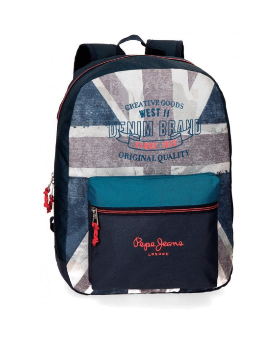 MOCHILA PEPE JEANS IANS 44 CM.. AA.VV.. Mochilas escolares